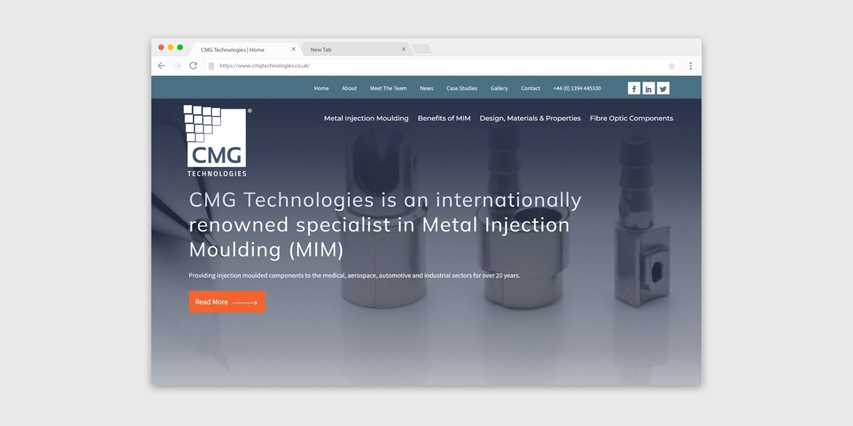 CMG Technologies Case Study - Home Page