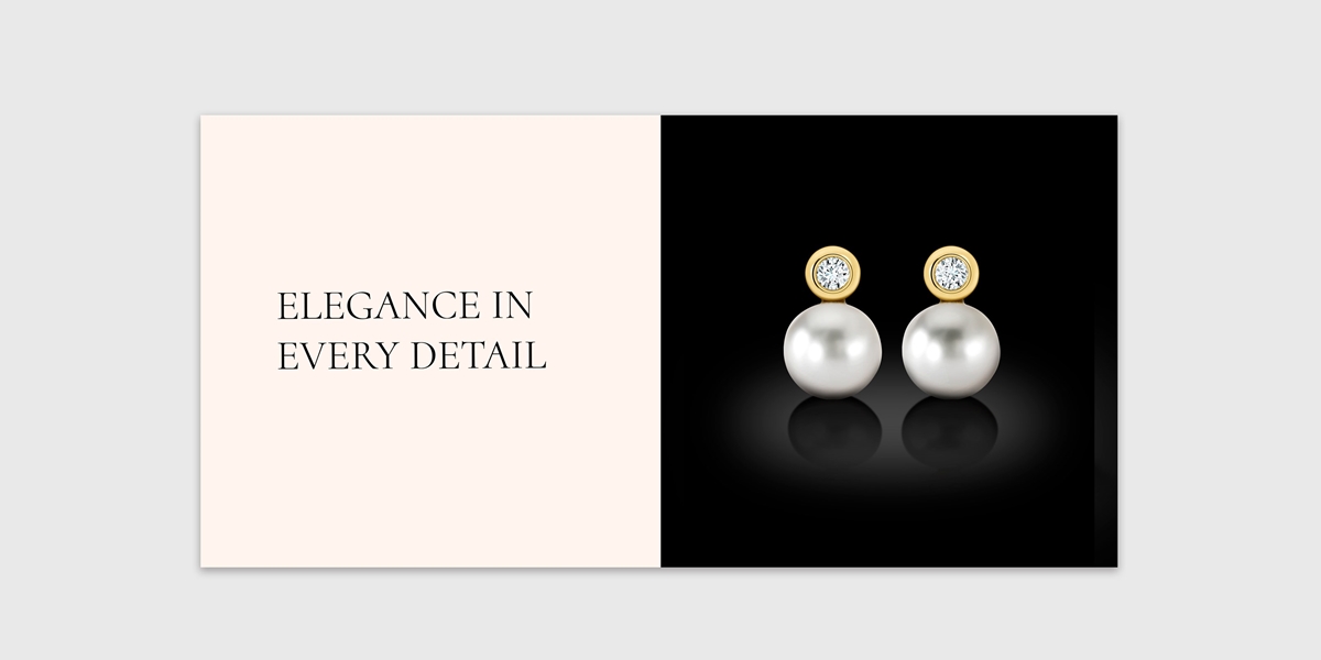 Drop pearl and diamond earrings from Icecool Diamonds