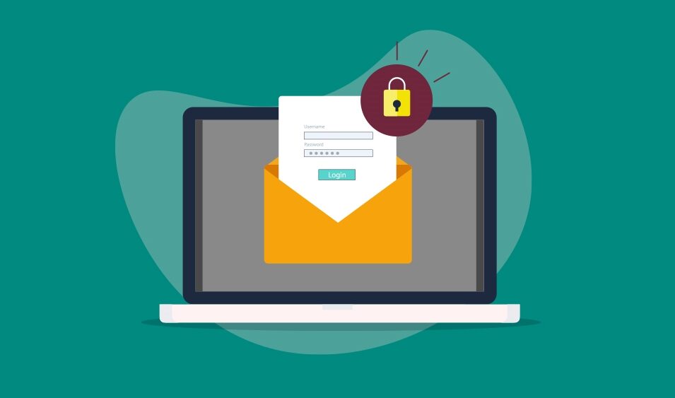 Illustrated email security image